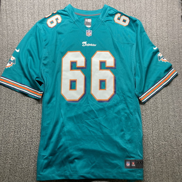 HOF - Dolphins Larry Little Signed Replica Jersey Size 3XL