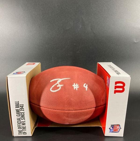 NFL - Ravens Zay Flowers Signed Authentic Football