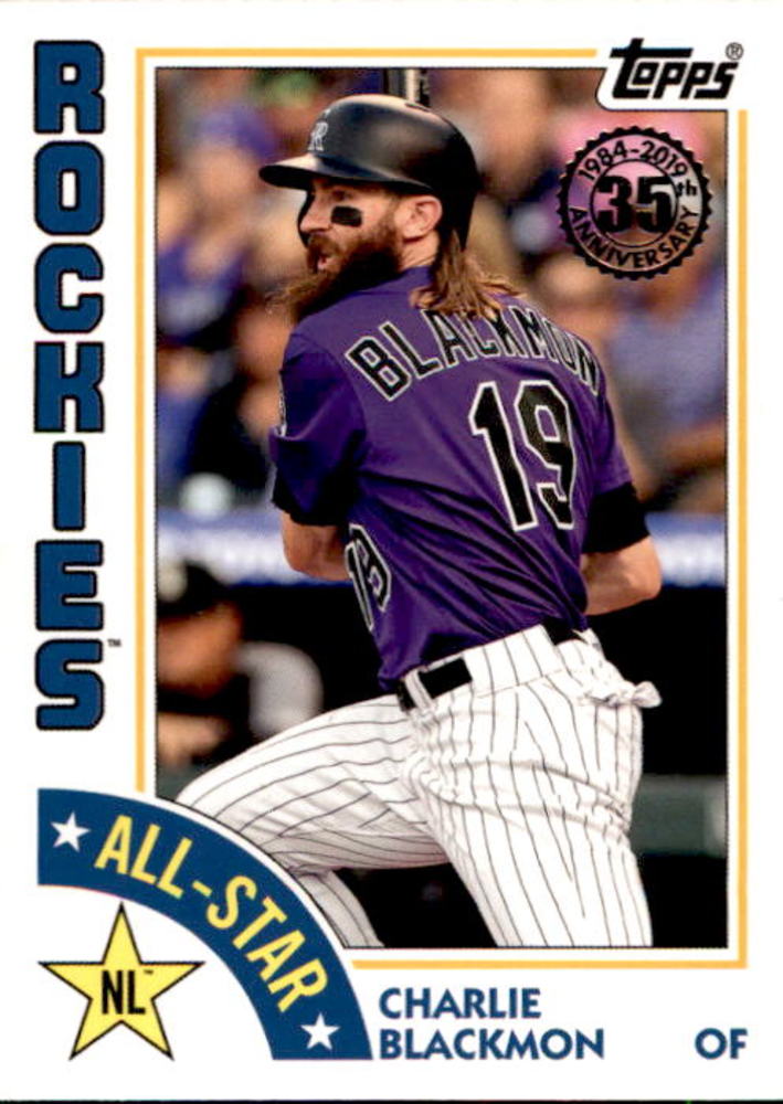 2019 Topps '84 Topps All Stars #84ASCB Charlie Blackmon