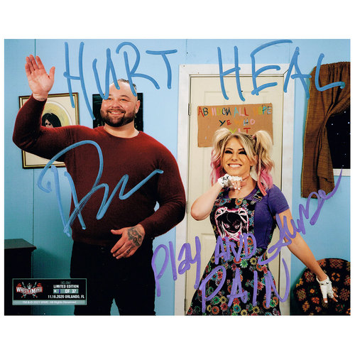 Bray Wyatt and Alexa Bliss SIGNED WrestleMania 37 Exclusive 8x10 Photo (#1 of 37)