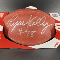NFL - Vikings Ryan Kelly Signed Authentic Football