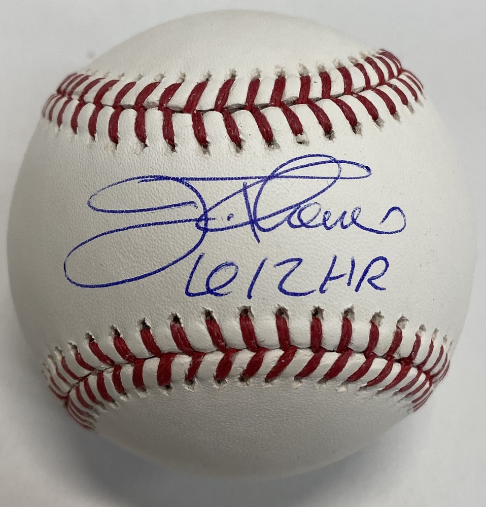 JIM THOME 通算612本塁打 MLB歴代8位 サイン入りMLB公式球 JIM THOME 通算612本塁打 MLB歴代8位 サイン入りMLB公式球