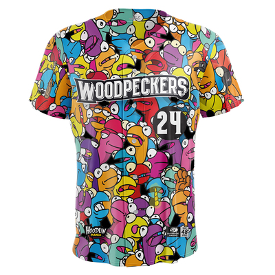 #18 Sandy Mejia Game Worn Arts in the Ballpark x Hoodlin' Mania Jersey: Size 46