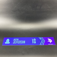 NFL - Vikings Justin Jefferson Special Edition 2022 Pro Bowl Locker Name...