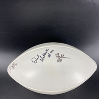 NFL - Cowboys Multi Signed Panel Ball With Super Bowl 37 Logo With Over ...