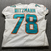 NFL - Dolphins Bryan Witzman Game Cut Jersey Size 46