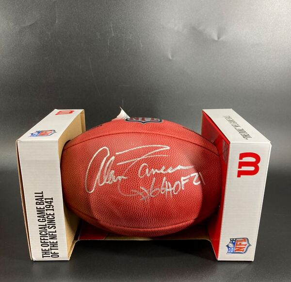 HOF - Steelers Alan Faneca Signed Authentic Football