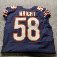 London Games - Bears Darnell Wright Game Used Jersey (10/13/24) Size 48