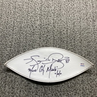 Legends - Titans Kevin Dyson Signed Panel With Music City Miracle Inscri...