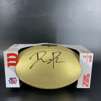 NFL - Cardinals  Darius Robinson Signed Gold Composite Football