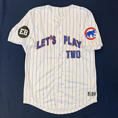 MYRTLE BEACH PELICANS LET'S PLAY TWO JERSEY #44 SIZE 48