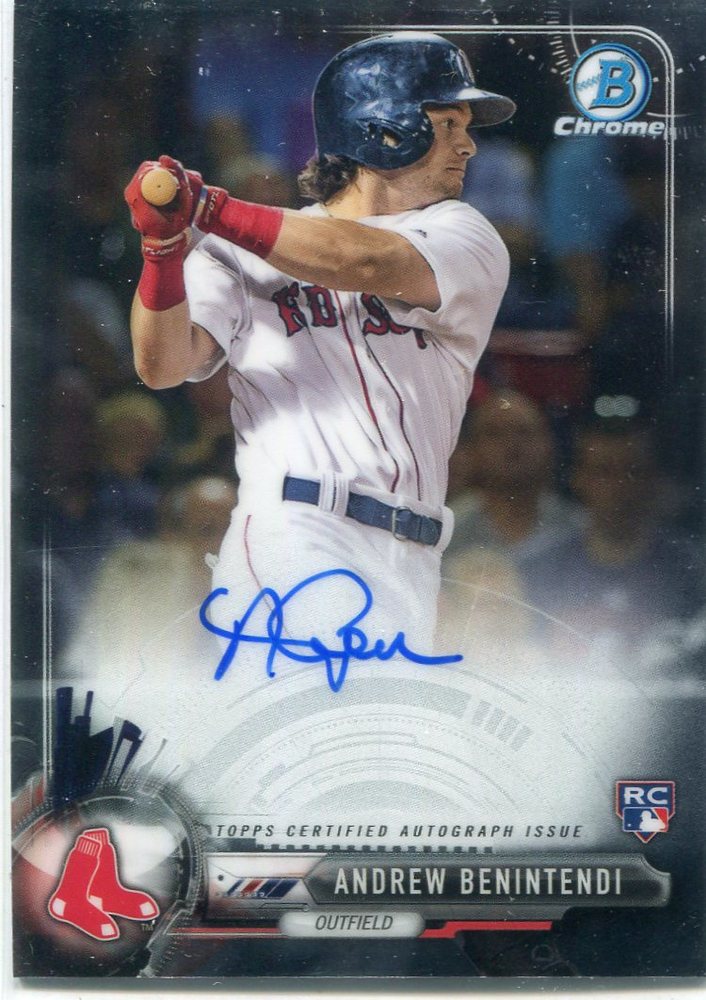 2017 Bowman Chrome Rookie Autographs Andrew Benintendi