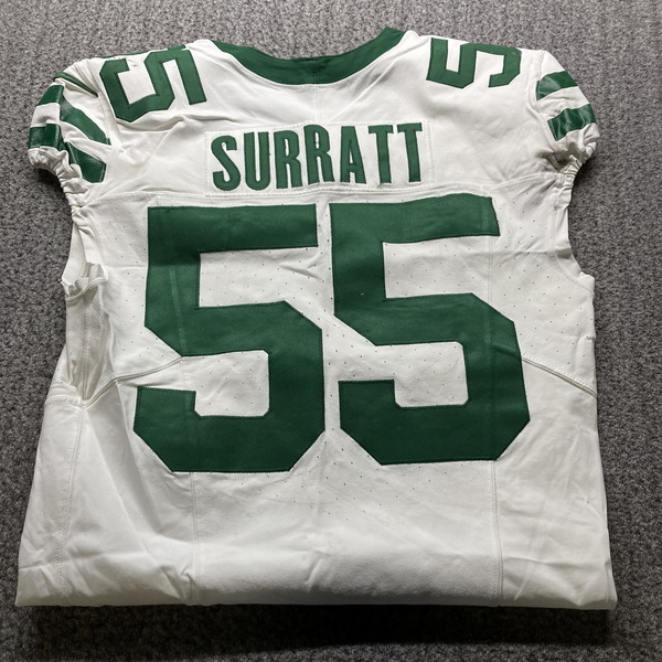 London Games - Jets Chazz Surratt Game Used Jersey (10/06/24) Size 42 wi...