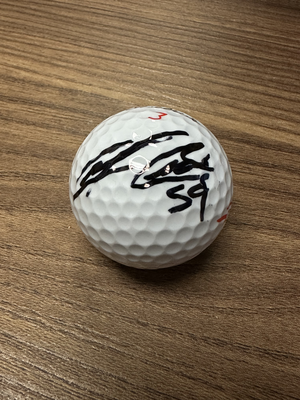 Autographed Carlos Carrasco Titleist Golf Ball 