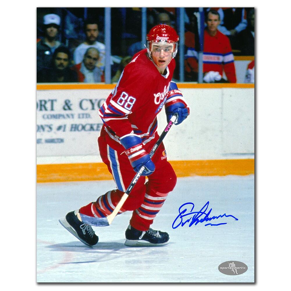 Eric Lindros Autographed Oshawa Generals 8x10 Photo