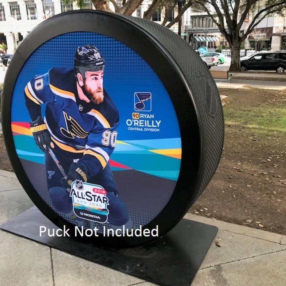 2019 NHL All Star Game Banner Featuring Ryan O'Reilly (St. Louis Blues)