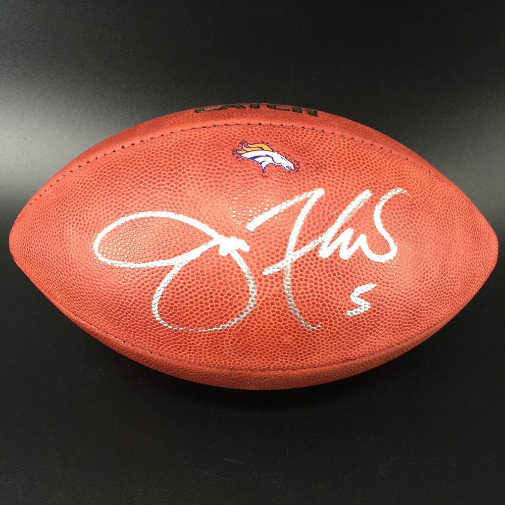 joe flacco signed football