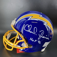 HOF - Chargers Charlie Joiner Signed Authentic Proline Helmet