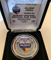 Munich Game - Game Issued Flip Coin Giants vs Panthers 11.10.24