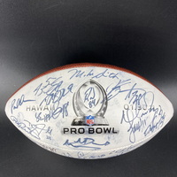 NFL - Multi Sign 2011 Pro Bowl Commemorative Panel Ball Signed By Over 3...