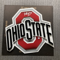 NFL - Ohio State Buckeyes Nick Bosa Signed Hex Head (22x21)