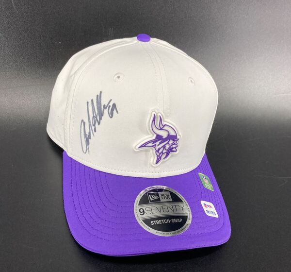 HOF - Vikings Jared Allen Signed 2025 Training Cap Hat