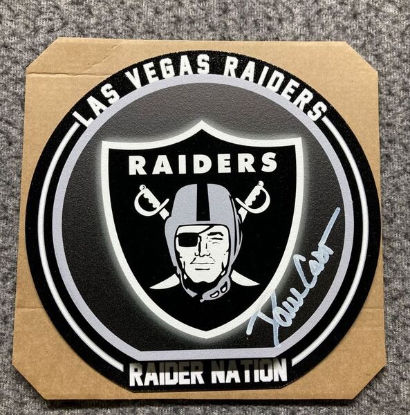 HOF - Raiders Dave Casper Signed Small Hex Head