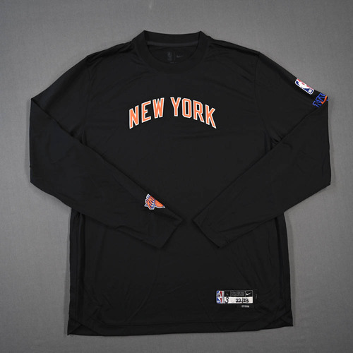 Image of Hart, Josh - Game-Issued City Edition Long-Sleeved Shooting Shirt - 2022-23 NBA Season