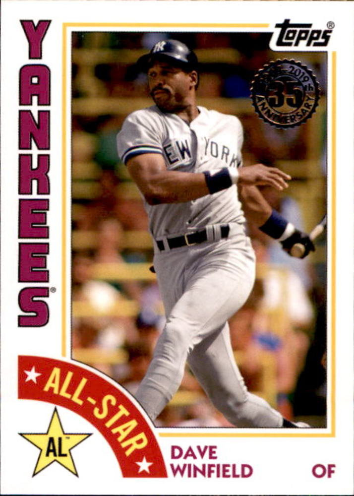2019 Topps '84 Topps All Stars #84ASDW Dave Winfield