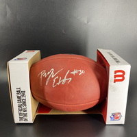 NFL - Steelers Brendan Rice Signed Authentic Football