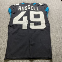 London Games - Jaguars Chappelle Russell Game Worn Jersey (10/17/21) Siz...