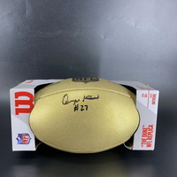 NFL - Eagles  Quinyon Mitchell Signed Gold Composite Football