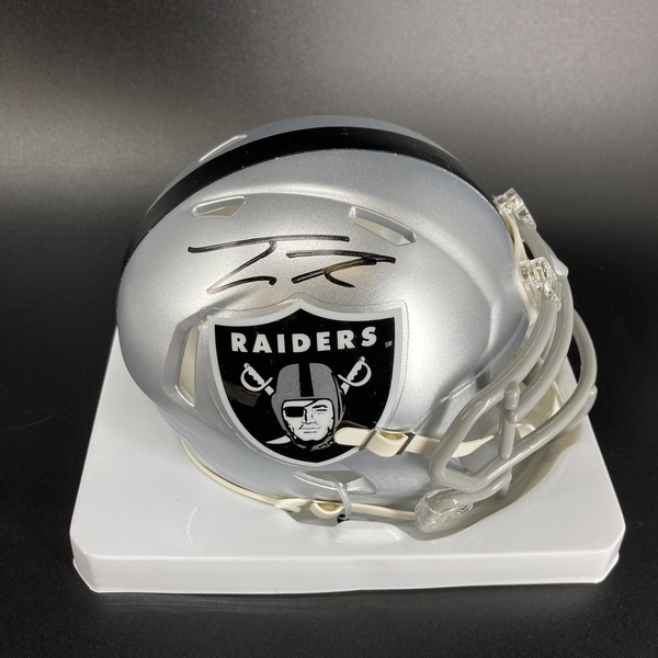 NFL - Raiders Tre Tucker Signed Mini Helmet