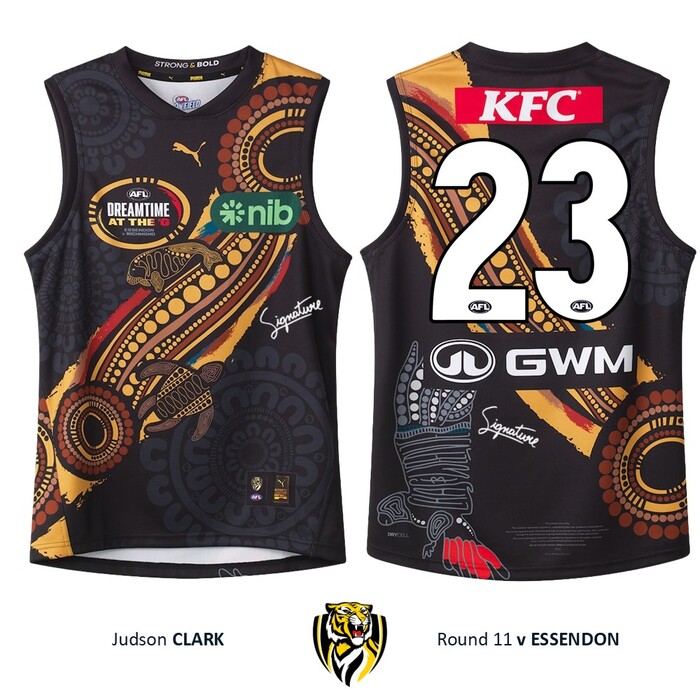 Photo of Judson Clark #23 Richmond 2026 Dreamtime Guernsey