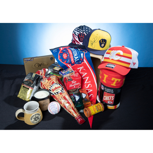 Coaches Favorite Things Basket created by Coaches Wives Milwaukee Brewers Auctions