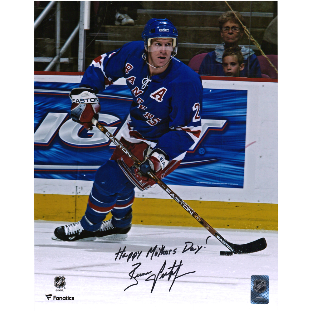 Brian Leetch New York Rangers Autographed 11
