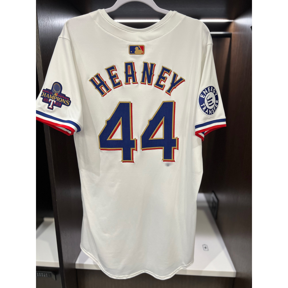 Andrew Heaney 2024 Texas Rangers Gold Collection Team-Issued Jersey ...