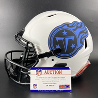 NFL - Titans Malik Willis signed lunar eclipse helmet