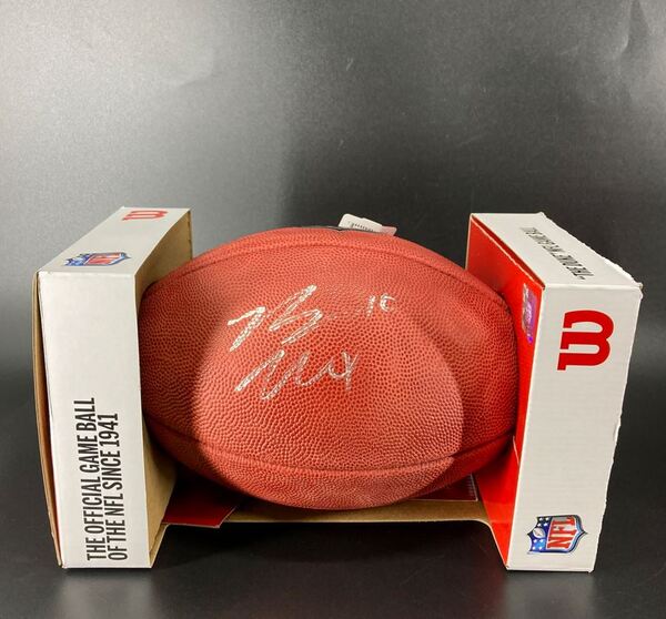 NFL - Broncos Bo Nix Signed Authentic Football