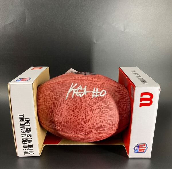 NFL - Bills Keon Coleman Signed Authentic Football