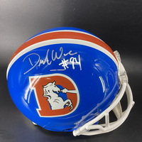 NFL - Broncos DeMarcus Ware Signed Throw Back Proline Helmet