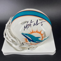 Dolphins - Matt Moore Signed Mini Helmet