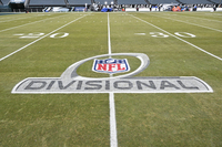 Red Cross - Game Used Flip Coin Eagles vs Rams Divisional Playoff Game 1...