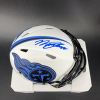 NFL - Titans Will Levis signed lunar eclipse mini helmet
