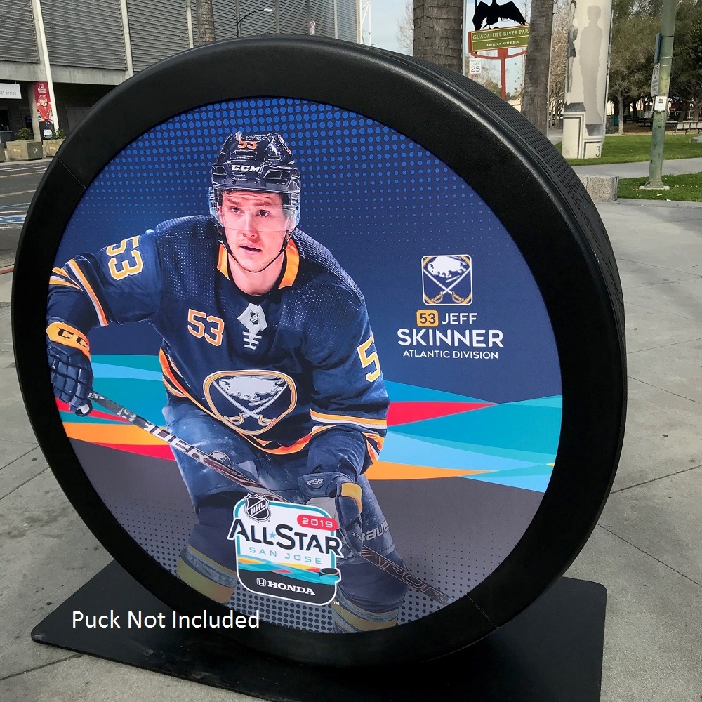 2019 NHL All Star Game Banner Featuring Jeff Skinner (Buffalo Sabres)