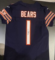 Colston Loveland signed Bears #1 Draft Jersey