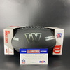 NFL - Commanders Jaylin Lane Signed Black Composite Silver Series Football