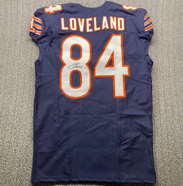 NFL - Bears Colston Loveland Signed Authentic Jersey Size 48
