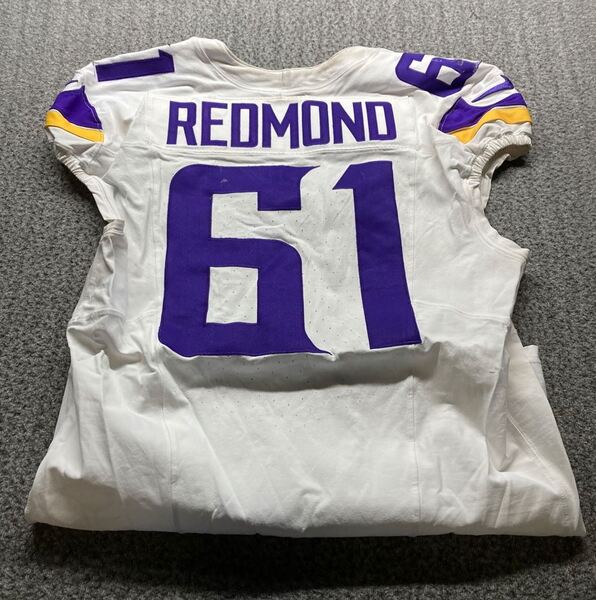 London Games - Vikings Jalen Redmond Game Worn Jersey (10/05/2025) Size ...
