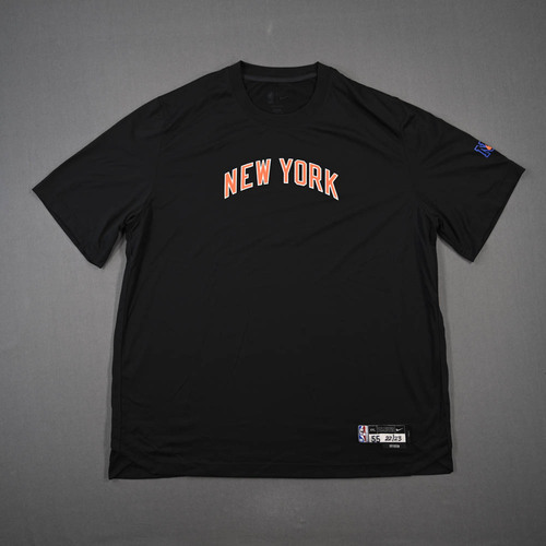 Image of Hartenstein, Isaiah - Game-Issued City Edition Short-Sleeved Shooting Shirt - 2022-23 NBA Season